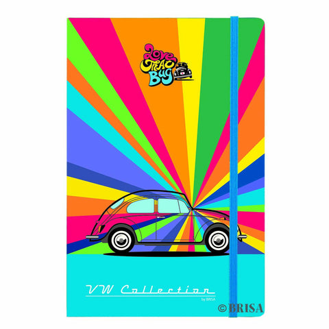 VW Beetle Notebook Stripes