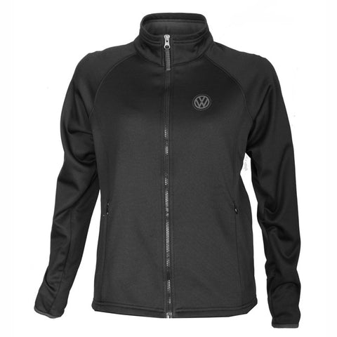 VW Ladies Black Poly Fleece