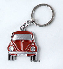 VW Beetle Key Ring Red