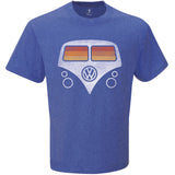 VW Bus Tee, Royal Heathered Blue