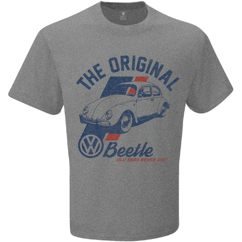 VW Classic The Original Bug Tee, Grey