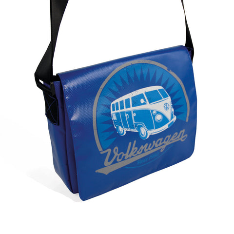 VW T1 Bus Tarpaulin iPad Bag Blue