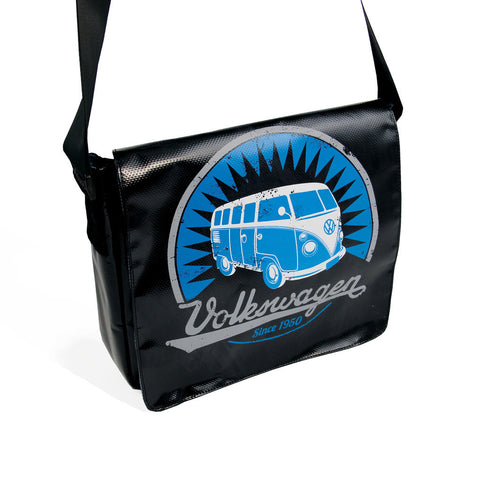 VW T1 Bus Tarpaulin iPad Bag Black