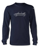 Volkswagen Golf Rabbit Cabriolet Convertible T-Shirt - Long Sleeves - Side View