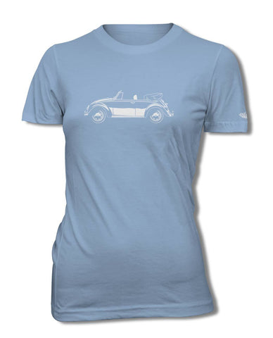 Volkswagen Beetle Convertible T-Shirt - Women - Side View