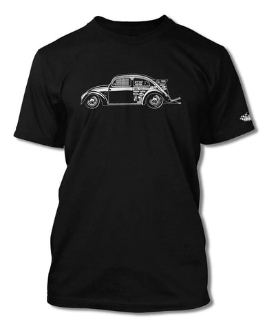 Volkswagen Beetle "Dragster" T-Shirt - Men - Side View