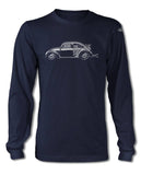 Volkswagen Beetle "Dragster" T-Shirt - Long Sleeves - Side View
