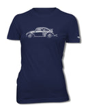 Volkswagen Beetle "Dragster" T-Shirt - Women - Side View