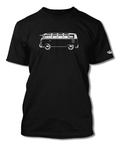 Volkswagen Kombi Bus Samba 21 windows T-Shirt - Men - Side View