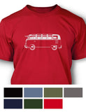 Volkswagen Kombi Bus Samba 21 windows T-Shirt - Side View