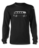 Volkswagen Kombi Bus Standard T-Shirt - Long Sleeves - Side View