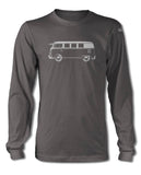 Volkswagen Kombi Bus Standard T-Shirt - Long Sleeves - Side View