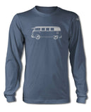 Volkswagen Kombi Bus Standard T-Shirt - Long Sleeves - Side View