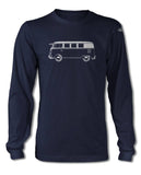 Volkswagen Kombi Bus Standard T-Shirt - Long Sleeves - Side View