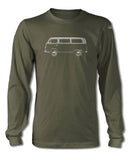 Volkswagen Kombi Bus Microbus T-Shirt - Long Sleeves - Side View