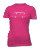 Volkswagen Kombi Bus Microbus T-Shirt - Women - Side View