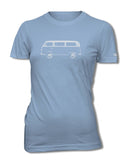 Volkswagen Kombi Bus Microbus T-Shirt - Women - Side View