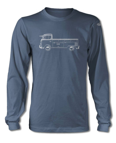 Volkswagen Kombi Utility Pickup Open Bed T-Shirt - Long Sleeves - Side View