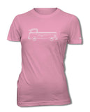 Volkswagen Kombi Utility Pickup Open Bed T-Shirt - Women - Side View