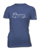 Volkswagen Kombi Utility Pickup Open Bed T-Shirt - Women - Side View