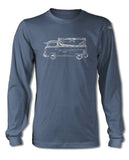 Volkswagen Kombi Utility Pickup Covered Bed T-Shirt- Long Sleeves - Side View