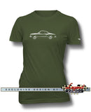 Volkswagen Karmann Ghia Coupe T-Shirt - Women - Side View