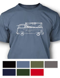 Volkswagen Kombi Utility Pickup Covered Bed T-Shirt - Side View