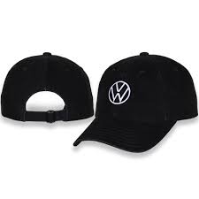 VW Hat, Black with White Volkswagen Logo – All Things Vdub
