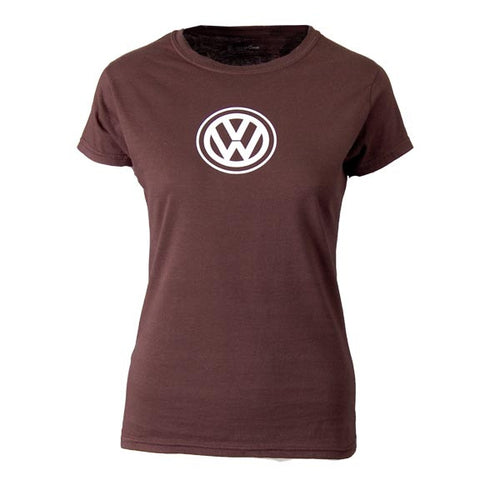 VW Ladies Anywhere Tee, Chocolate