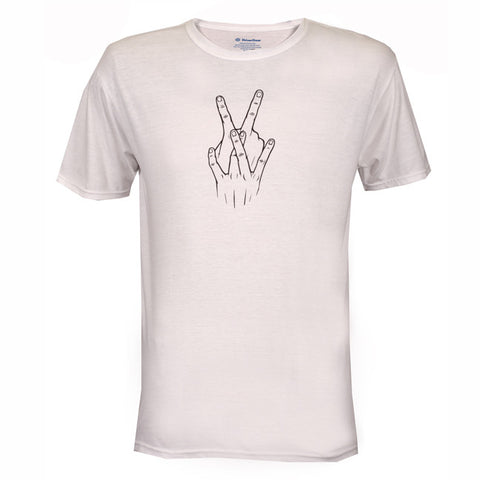 VW White Hand Sign Tee