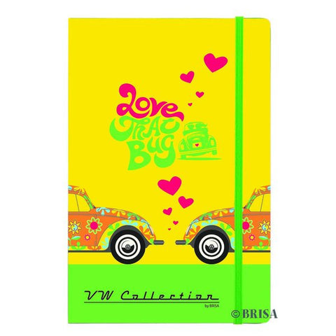 VW Beetle Notebook Flower