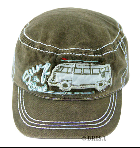 VW T1 Surf the Streets Military Cap, Olive
