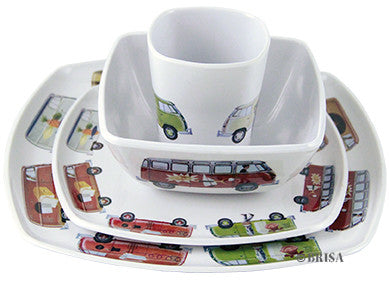 VW T1 Melamin Camper Set, 4 Piece