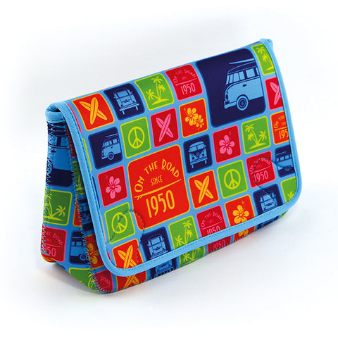 VW Bus T1 Neoprene Toiletry Bags - Colors